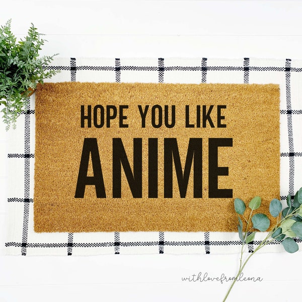 Anime Doormat Etsy