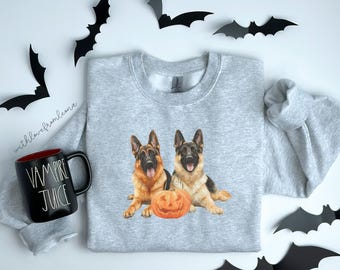 German Shepherd Dog Halloween Sweater German Shepherd Halloween Sweatshirt German Shepherd Halloween Gift German Shepherd Owner Gift