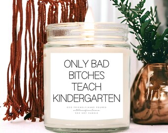 Kindergarten Teacher Candle Gift Kindergarten Teacher Gifts Thank You Gift New Kindergarten Teacher Gift Kindergarten Teacher Birthday Gift