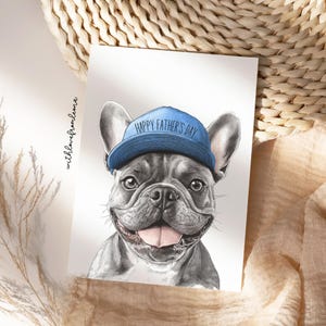 French Bulldog Fathers Day Greeting Card from the Dog For Groomers Vets Breed Lovers French Bulldog Owner Gift For Dad Grandpa Uncle