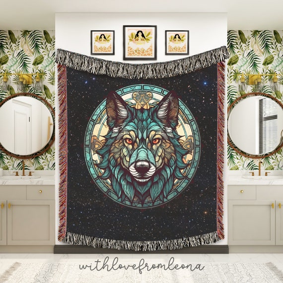 Galaxy wolf online blanket