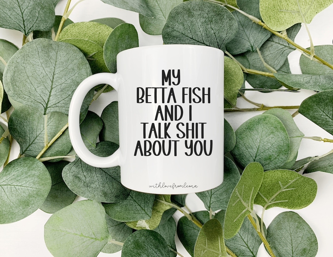 Betta Fish Mug, Betta Fish Gifts, Betta Fish Lover Gift, Betta Fish Mom