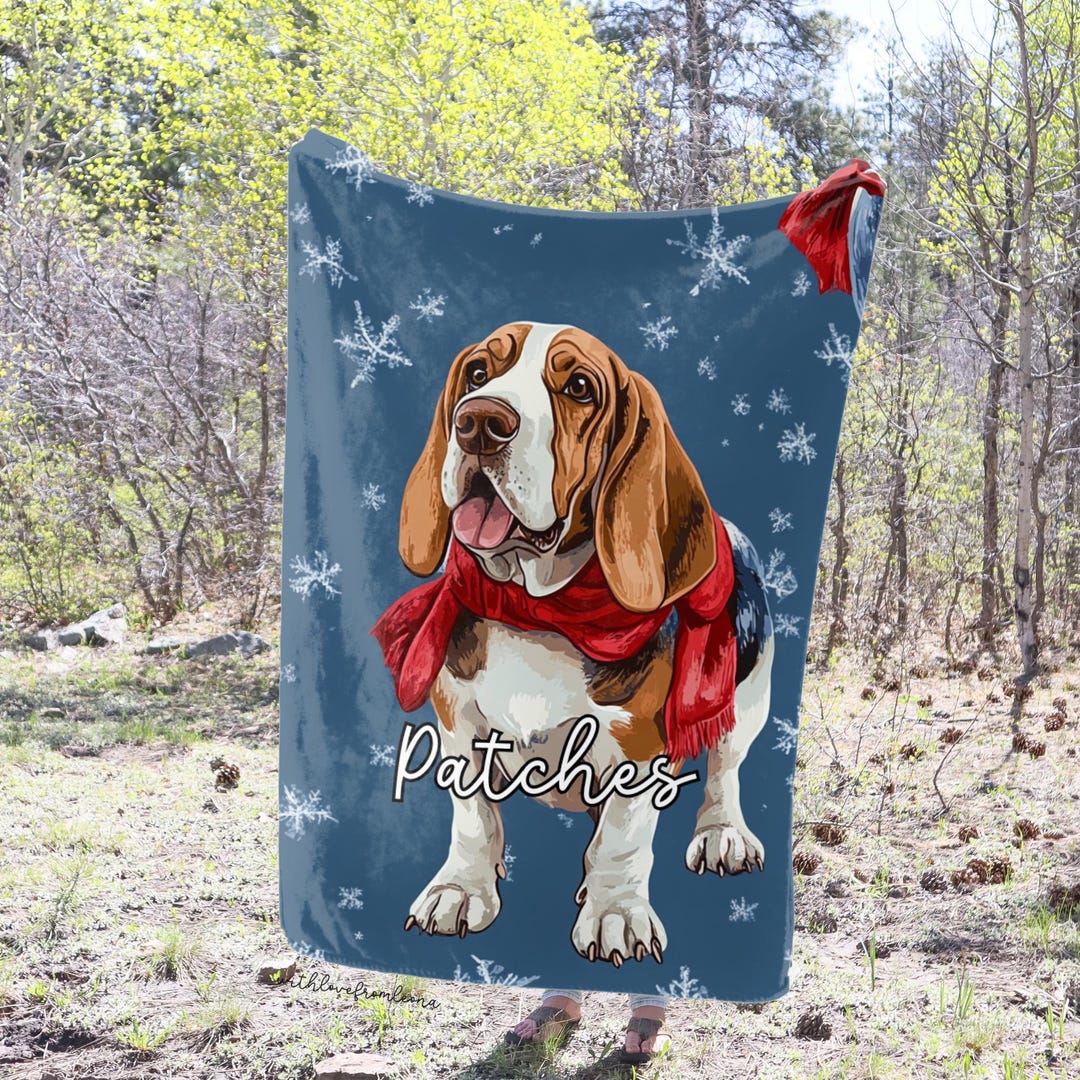 Basset Love Quilted Blanket NCU0NT546