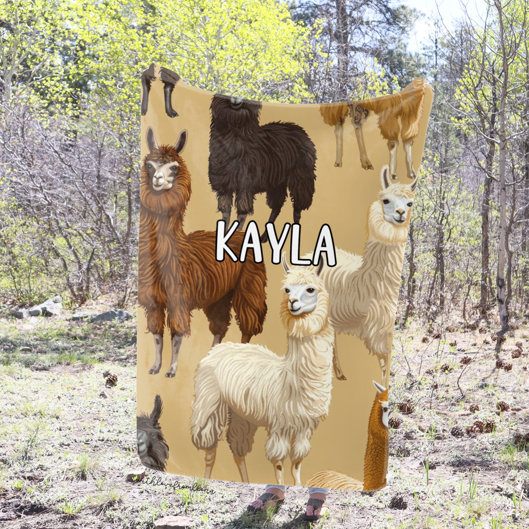 Adult Llama Blanket