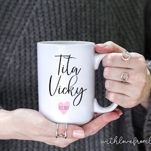New Tita Mug, New Tito Gift, Filipina Tita Gift, Custom Mug Pregnancy Announcement, Filipino Tito Gift, Custom Mug, Pregnant, New Tita gift