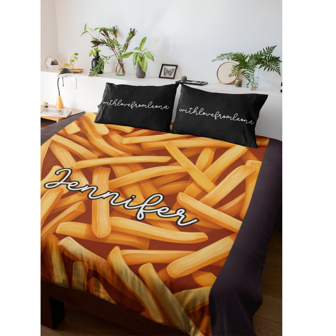 French Fries Blanket French Fries Throw Blanket French Fries Etsy