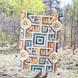 Greek Meander Blanket Meander Throw Blanket Greek Heritage Fleece Blanket Adult Kid Blanket Gifts Her Him Custom Name Gift Personalized