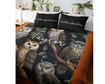 Owls Blanket Owl Blanket Owls Throw Blanket Owl Throw Blanket Owl Gifts Her Him Coworker Gift Owl Christmas Gift Owl Birthday Gift