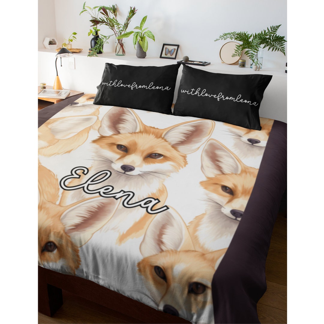 Fennec Fox Blanket Fennec Fox Blanket Fennec Foxes Throw Etsy
