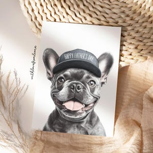 French Bulldog Fathers Day Greeting Card from the Dog For Groomers Vets Breed Lovers French Bulldog Owner Gift For Dad Uncle Grandpa
