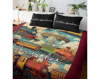 Train Blanket Train Throw Blanket Train Fleece Blanket Train Adult Kid Blanket Train Gift Her Him Custom Name Gift