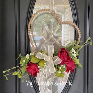 Valentine Wood Bead Wreath Craft Kit – Holladay Crafts