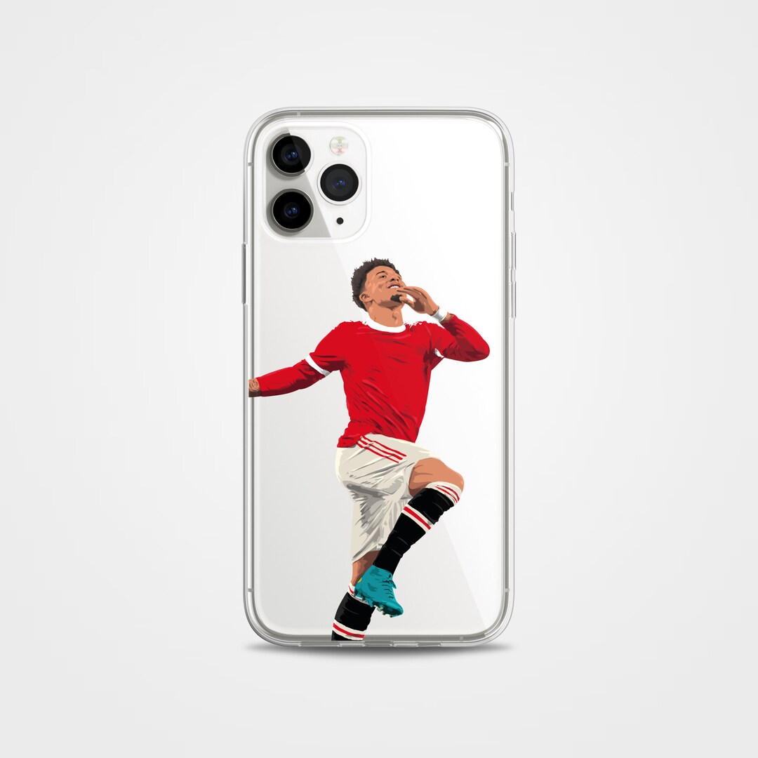 Jadon Sancho Phone Case Manchester United Cover for iPhone 13, 12 Pro