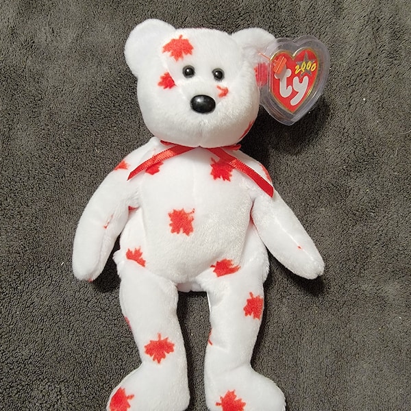 Ty Beanie Double Canadian Tush Tag Etsy