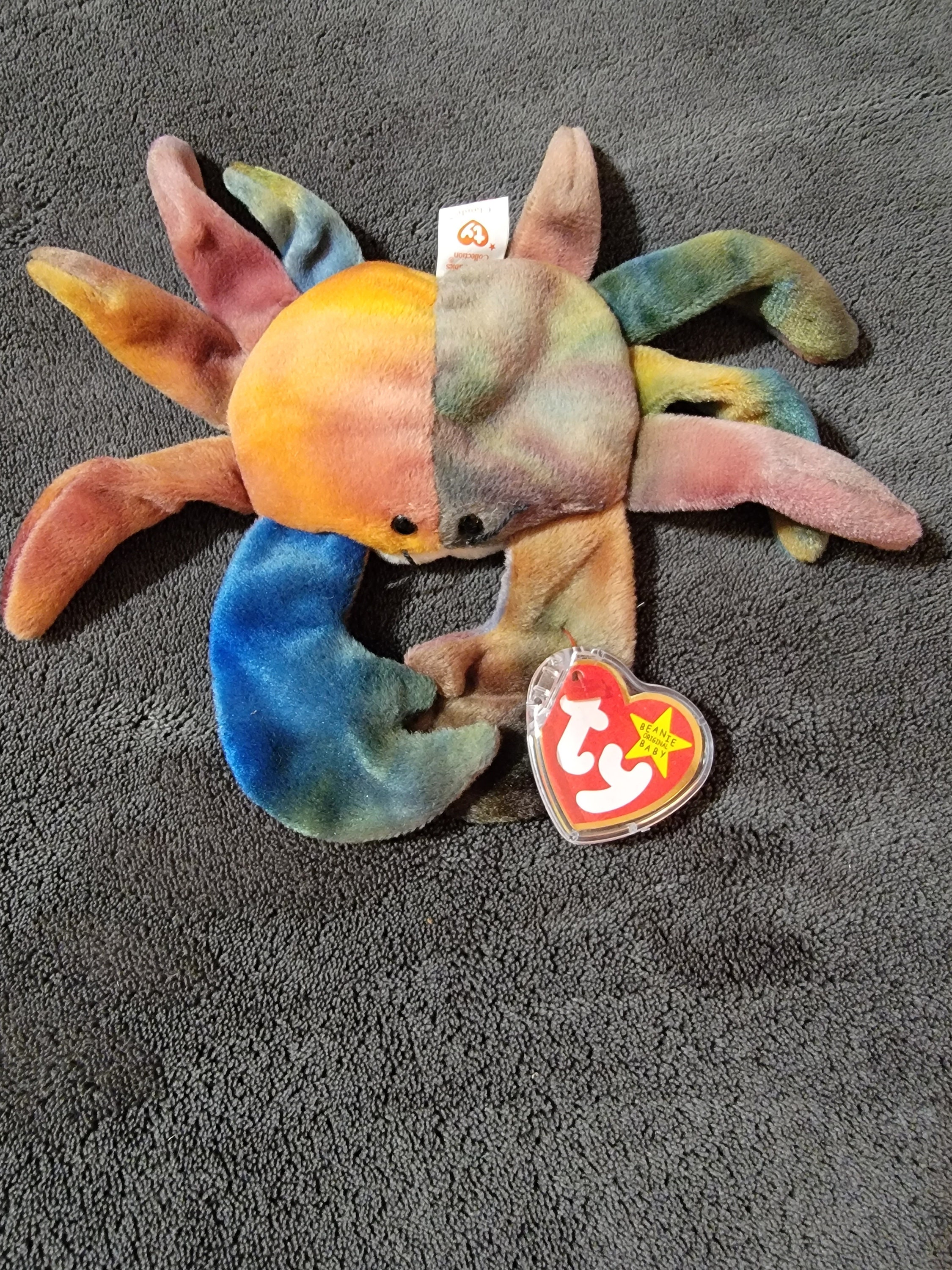 TY Beanie Baby Claude the Crab Etsy