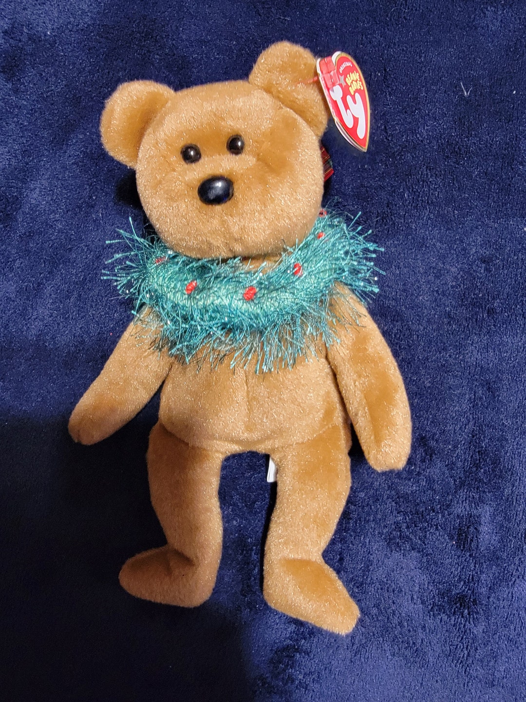 TY Beanie Baby HOLLYDAYS the Holiday Bear 8.5 Inch Etsy