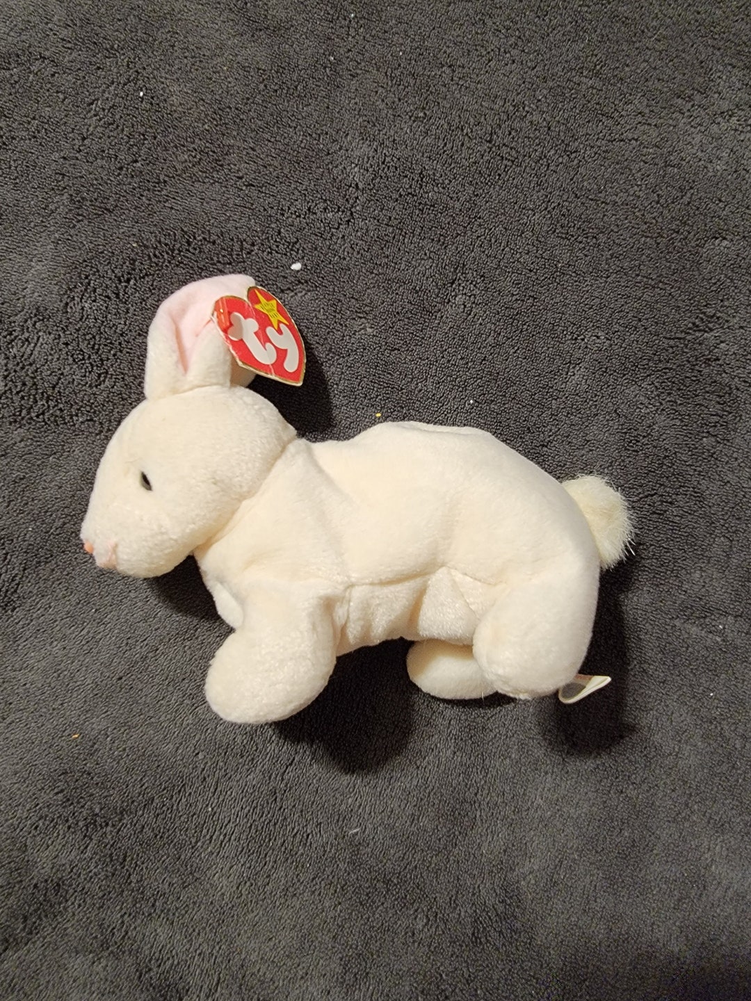 TY Beanie Baby Nibbler the Rabbit DOB April 6, 1998 Etsy