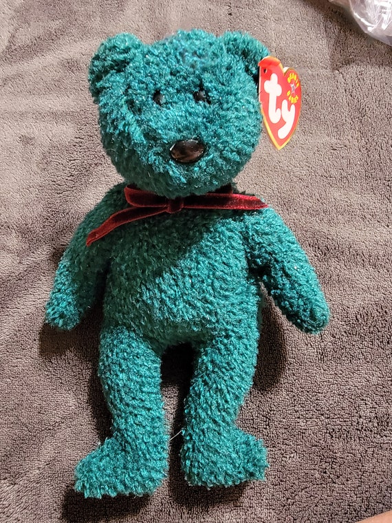 2001 holiday teddy ty