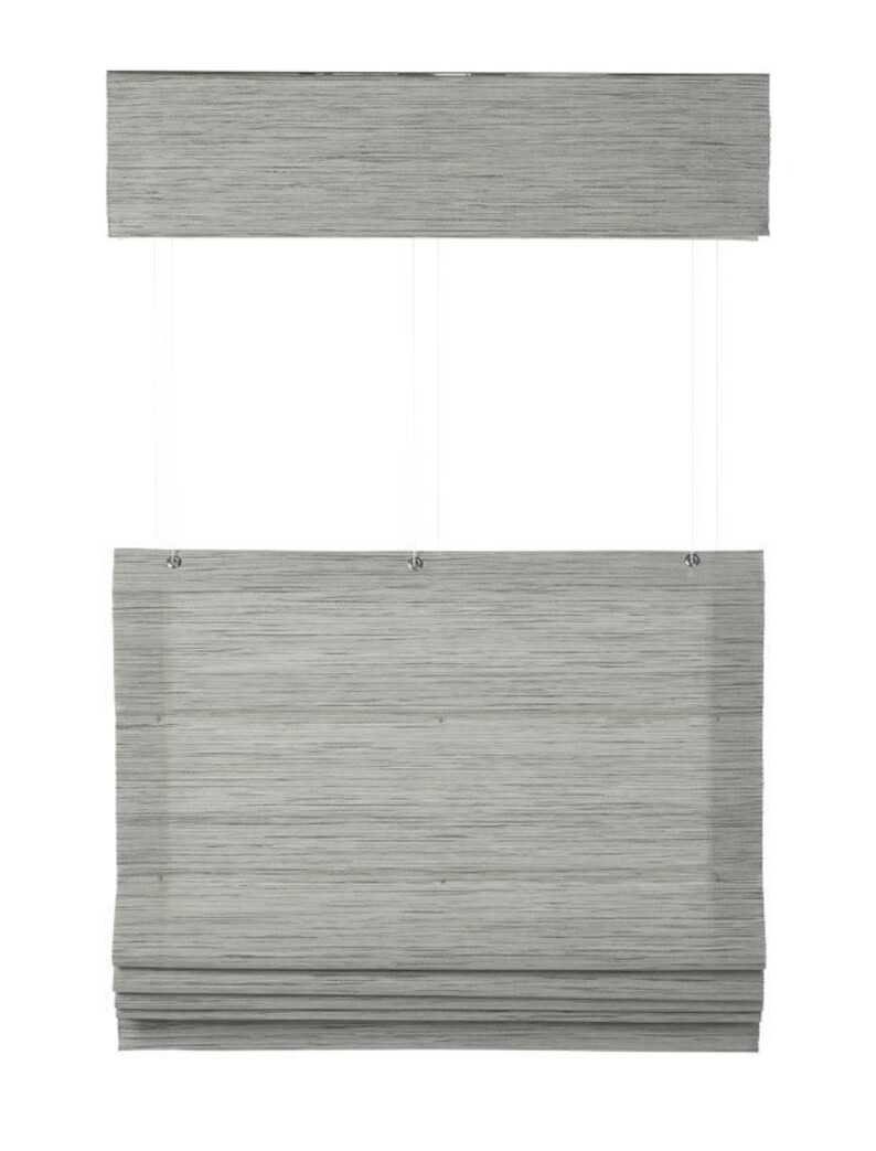 FLAT ROMAN SHADE top Down Bottom Up Etsy