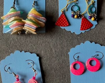 Retro 80s Earrings