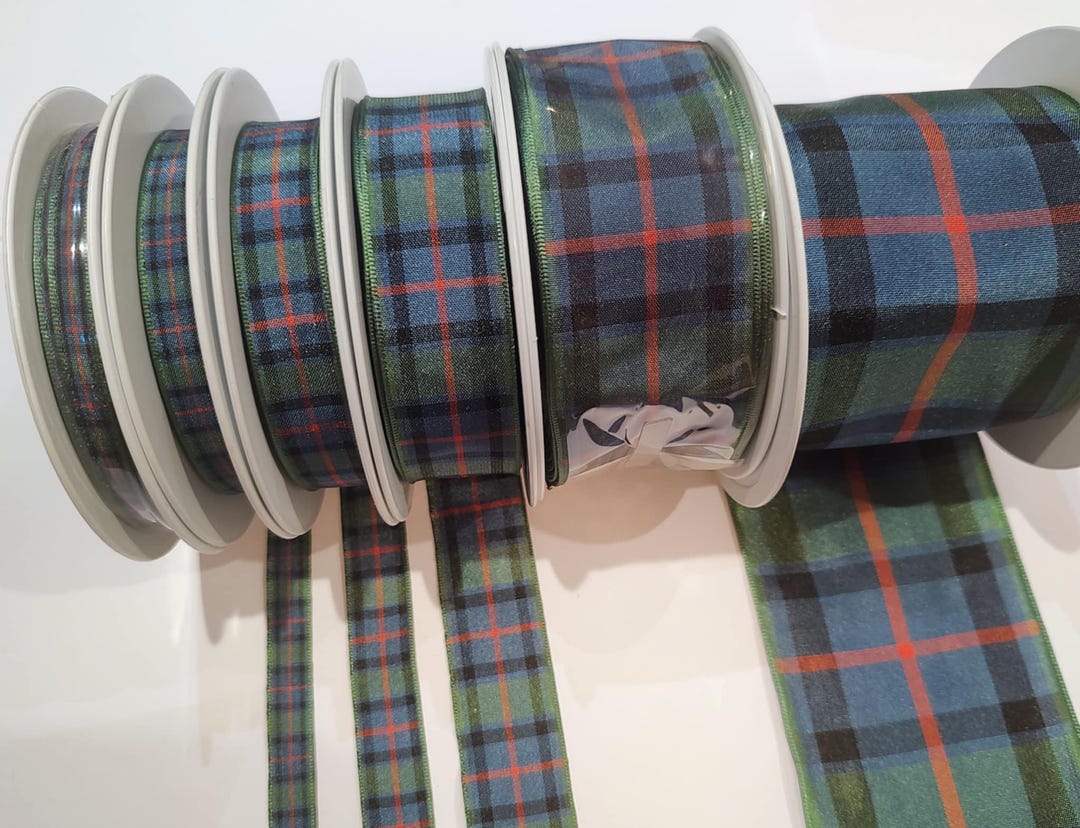 Acottish Ribbon Flower of Scotland Tartan Ribbon, Berisfords Scottish Ribbon (10mm-70mm ...