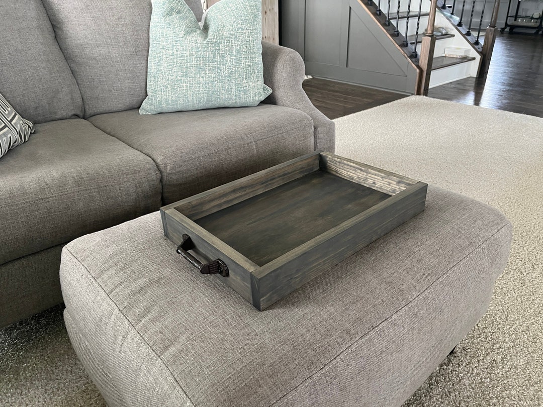 Rustic Tray Ottoman Tray Table Centerpiece Etsy