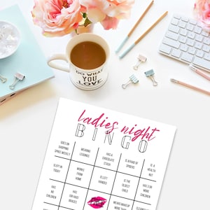 Ladies Night Bingo, Girls Night Games, Girls Night Out Game ...