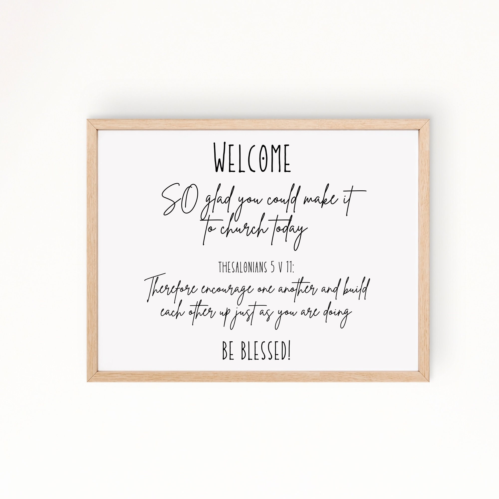Welcome Sign Church Sign Welcome Printable Church Welcome Sign Bible ...