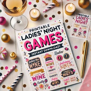 Girls Night Game Ladies Night Game Girls Night In Game Moms Night Game Ladies Night Out Girls Night Out Adult Party Games Girls Weekend Game