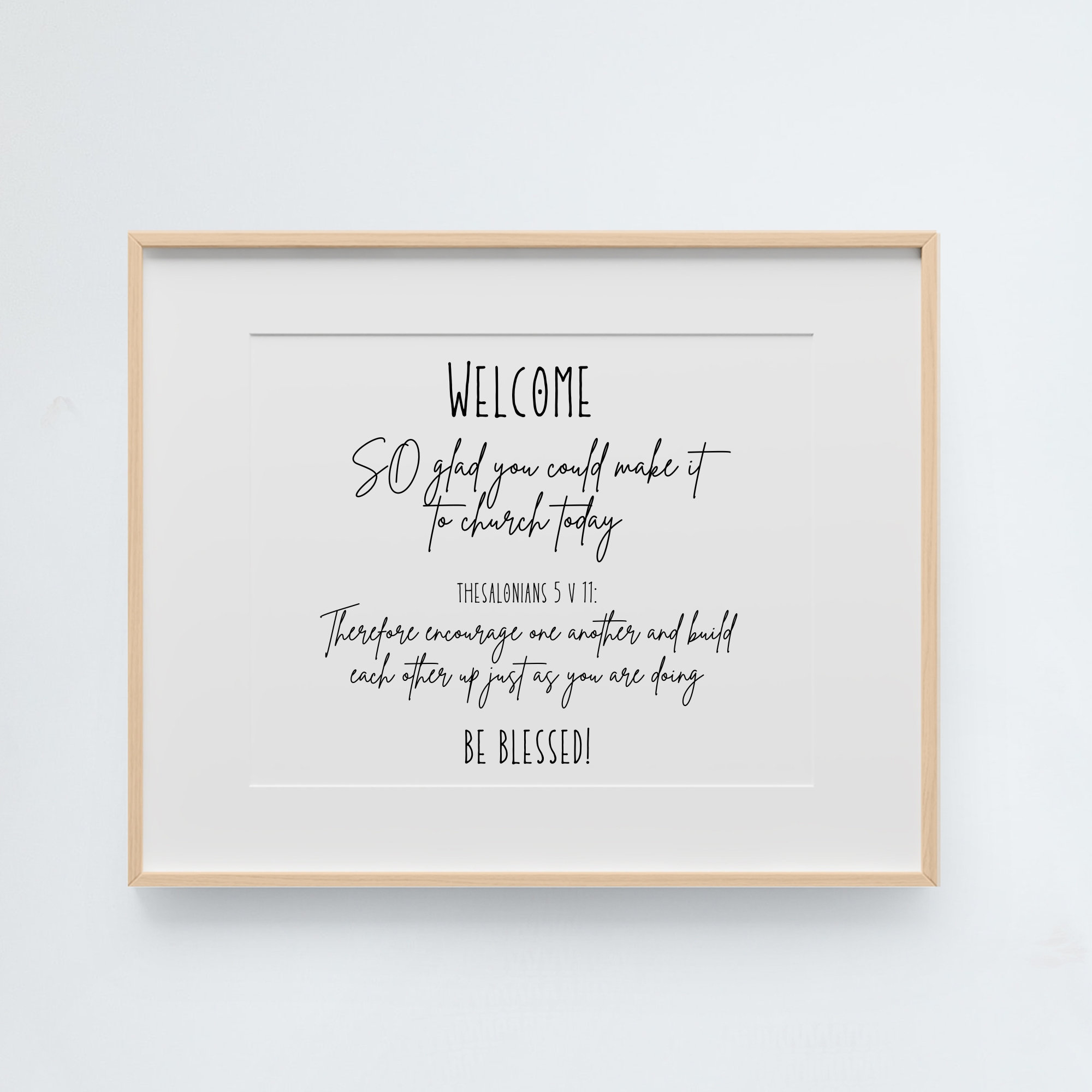 Welcome Sign Church Sign Welcome Printable Church Welcome Sign Bible ...