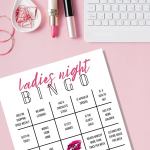 Ladies Night Bingo, Girls Night Games, Girls Night Out Game ...