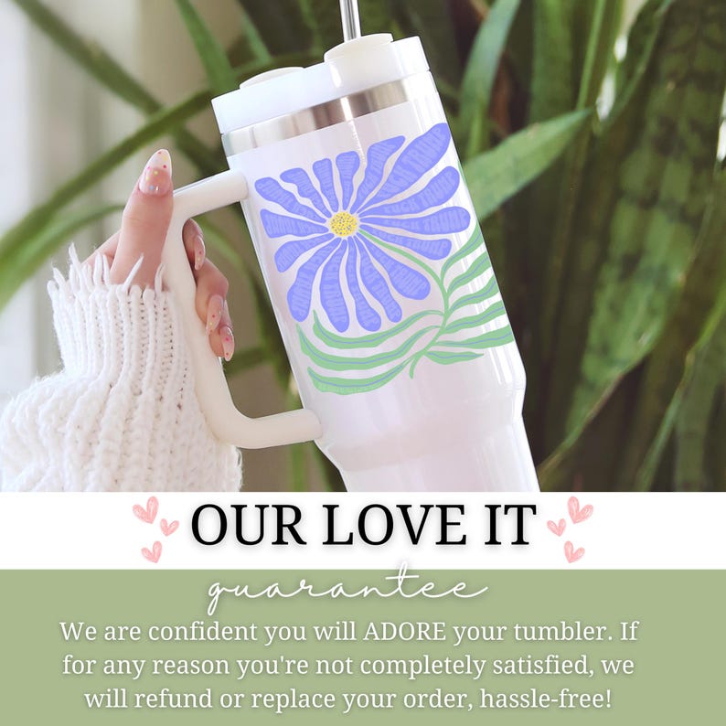 Subtle Anti Trump Tumbler 40oz Floral FDT Coffee Cup Anti MAGA Not My President Feminist Democrat Gift Liberal Travel Mug F Trump Resist Mug