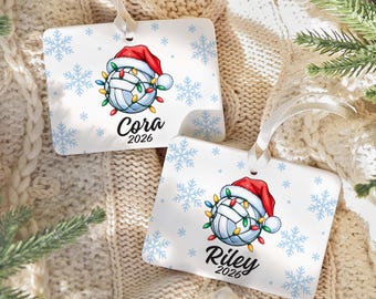 Personalized Volleyball Story Ornament, Volleyball Player Christmas Keepsake Gift 2026