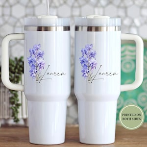 Personalized Stainless Steel Tumblers | Custom Insulated Travel Mugs | Unique Customizable Gifts for Any Occasion | 40oz
