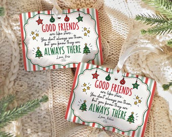 Personalized Friend Story Ornament, Best Friend Christmas Gift, Friendship Keepsake 2026