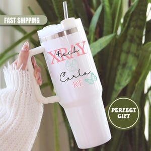 Xray Tech Tumbler Rt Gifts Rad Tech Tumbler Radiology Technologist Tumbler 40oz With Straw And Lid Personalized Xray Tech Gift Custom Cup
