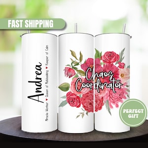 Personalized Admin Assistant Tumbler Gift Admin Professionals Day Chaos Coordinator Appreciation Gift Receptionist Secretary Manager Boss