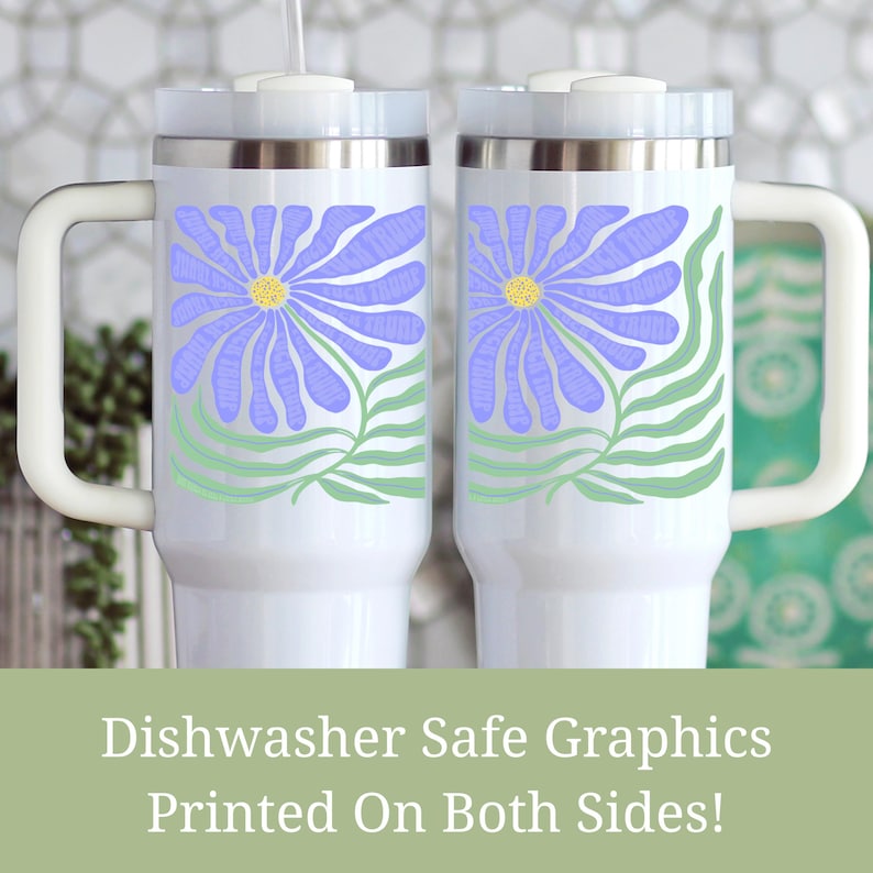 Subtle Anti Trump Tumbler 40oz Floral FDT Coffee Cup Anti MAGA Not My President Feminist Democrat Gift Liberal Travel Mug F Trump Resist Mug