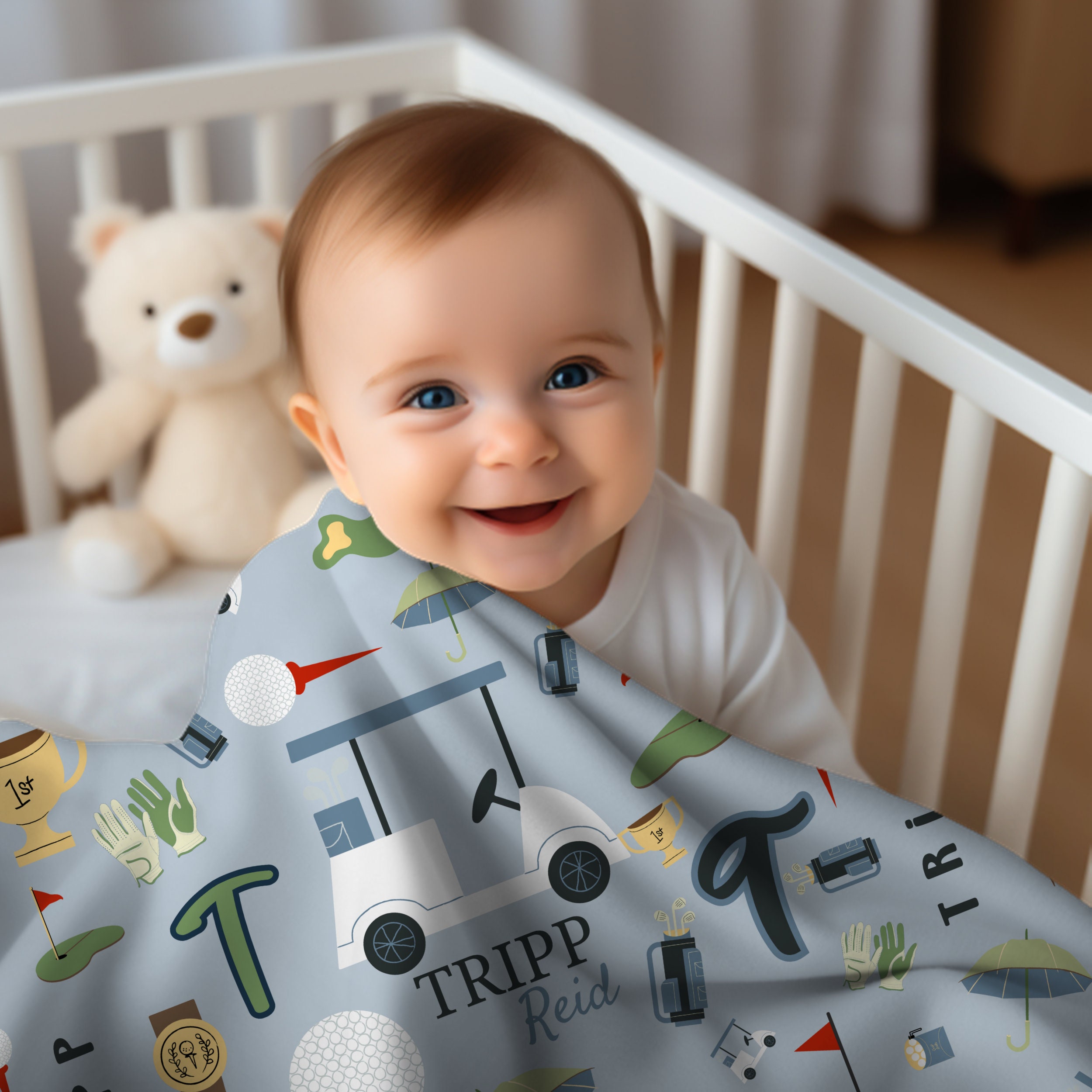 Golf nursery bedding discount
