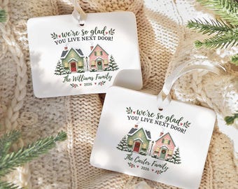 Personalized Neighbor Story Ornament, Christmas Gift for Neighbors, Family Name Keepsake 2026