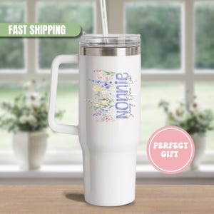Nonna Custom Tumbler Gift With Grandkids Names - Nonna Gift For Her Tumbler Cup - Nonna Name Tumbler For Mother&#39;s Day Gift  40oz Travel Mug