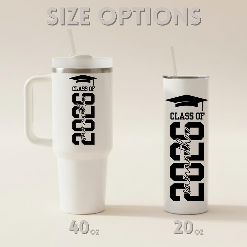 High School Graduation Tumbler 40oz Tumbler Grad Gift Class of 2026 ...