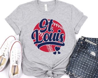 St. Louis Cardinals T-Shirt, Cardinals Gray Tee