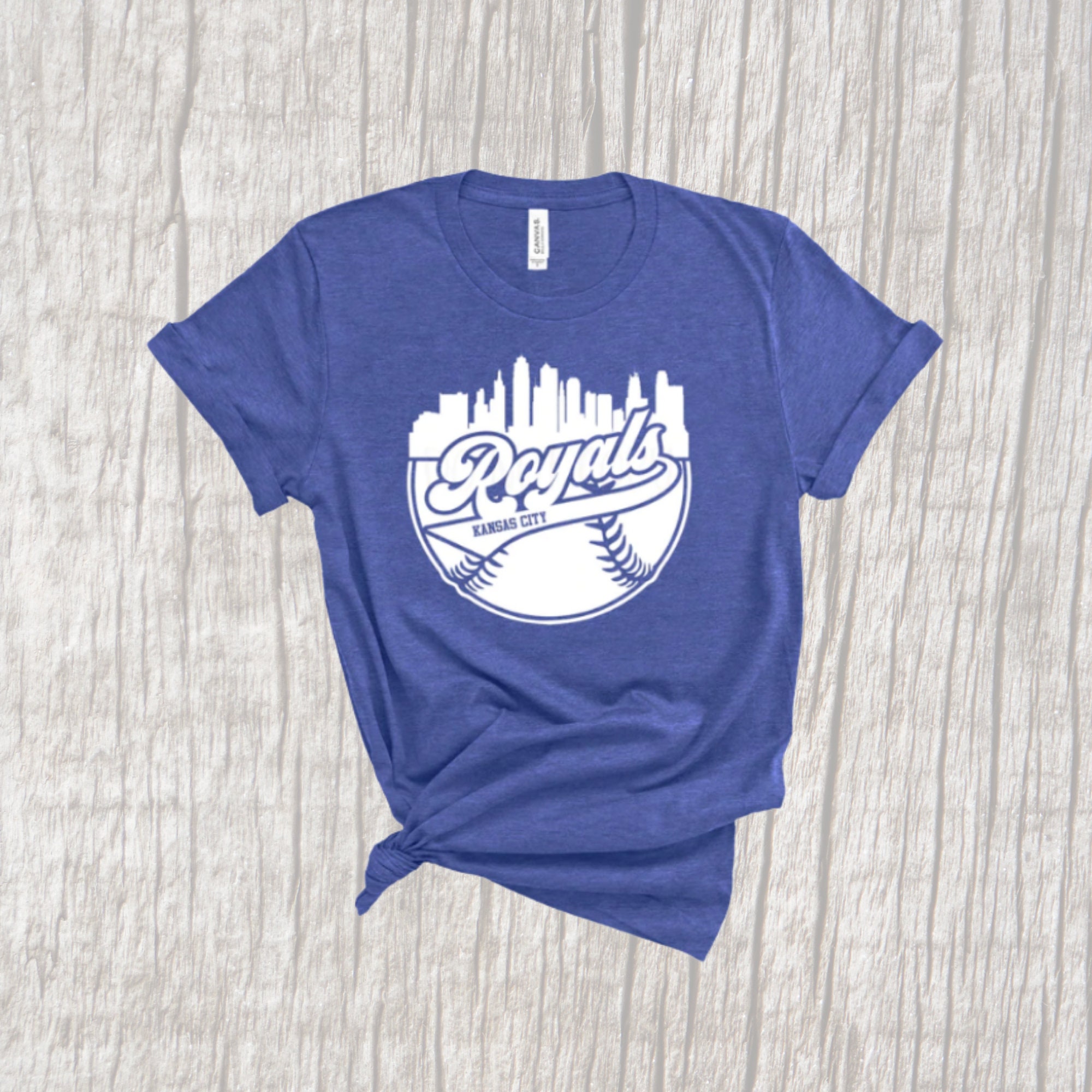 Vintage Kansas City Royals T Shirt Tee Logo Athletic Size 