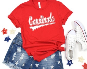 St. Louis Cardinals T-Shirt, Cardinals Tee, Cardinals Script T-Shirt