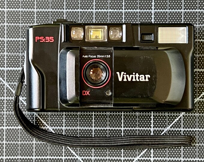 Vivitar PS35 35mm Point and Shoot Film Camera Etsy