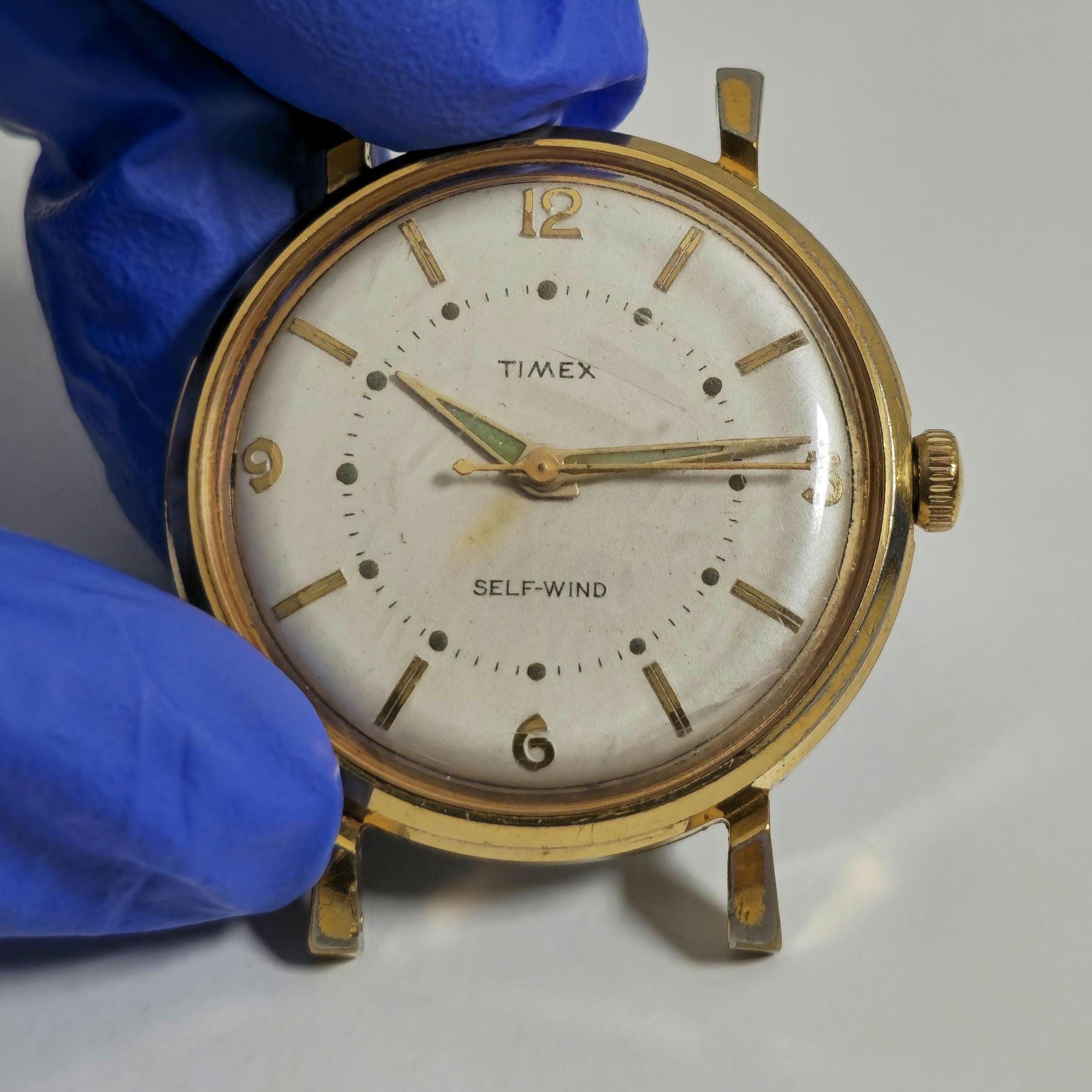 TIMEX Viscount SELF-WIND 1959 美品 Vintage 1959 TIMEX VISCOUNT Self-wind Men's Watch, English