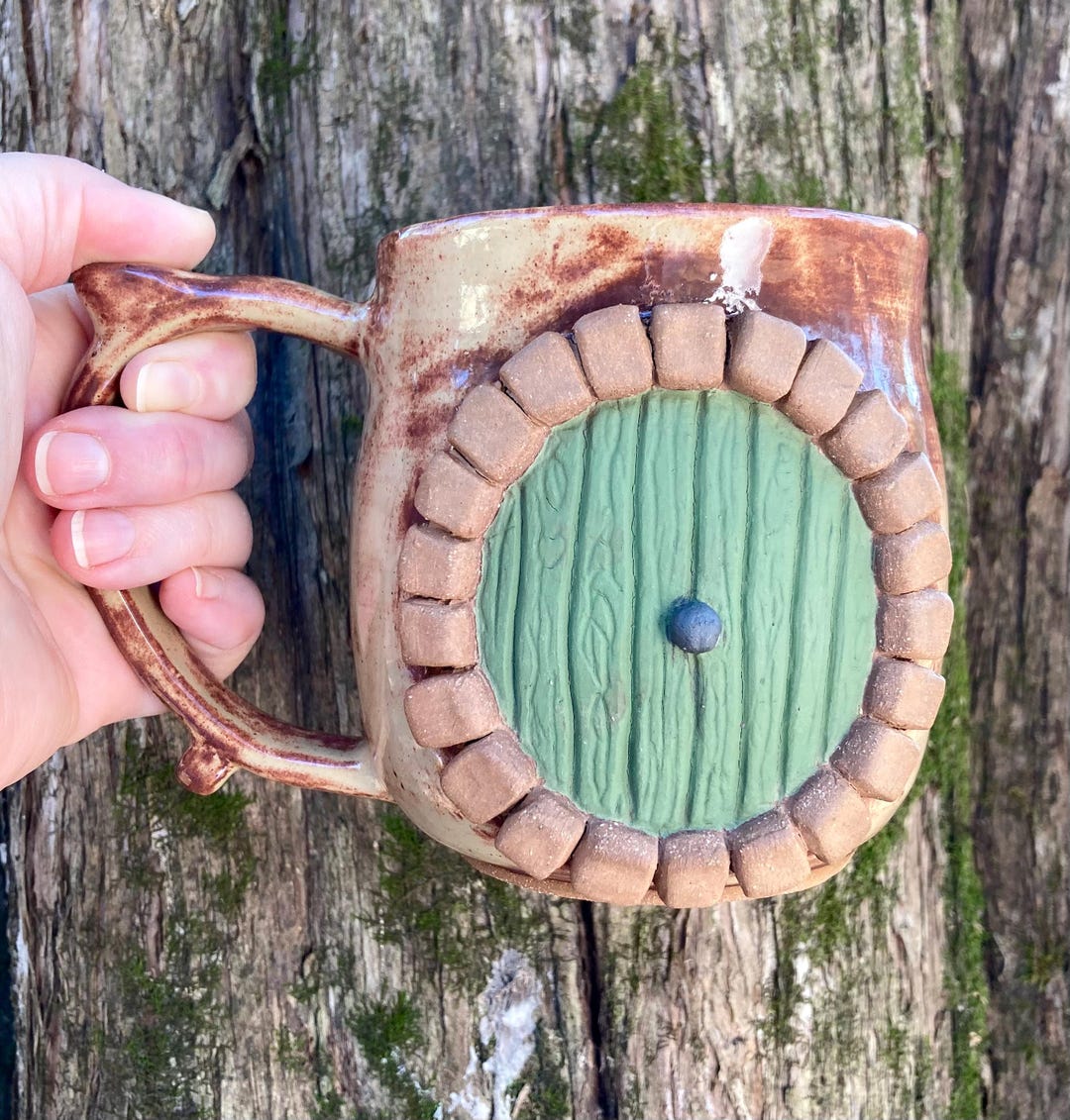 17oz Stoneware Hobbit Hole Mug - Etsy