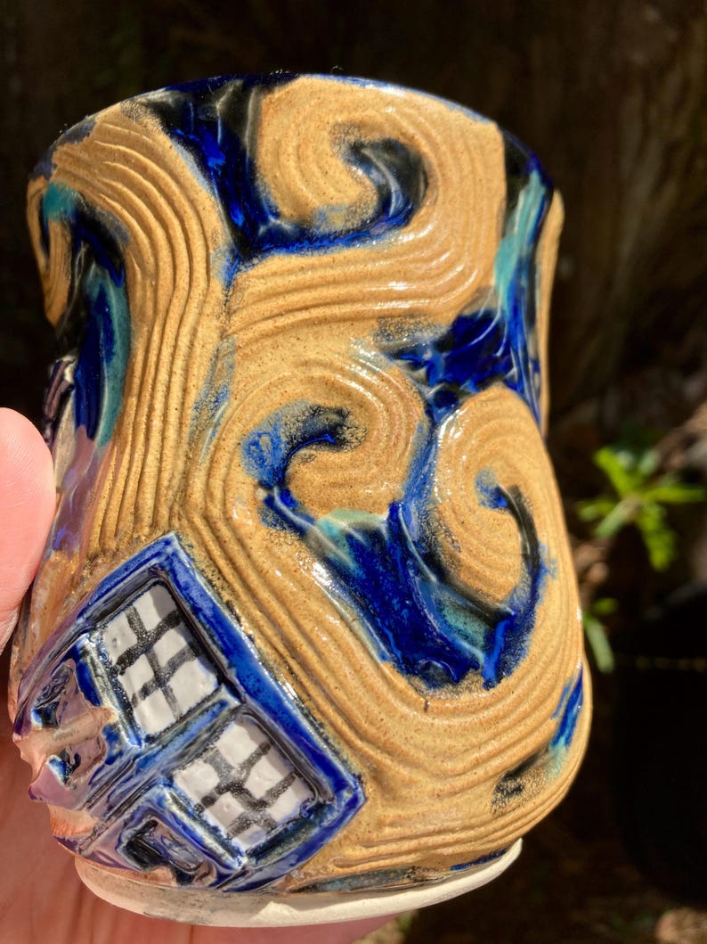 16oz Stoneware Exploding Tardis Mug - Etsy