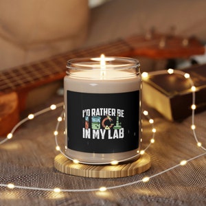 Lab Technician Soy Candle, Scientist Wax Candles, Medical Scented Candle